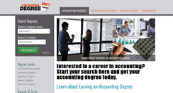 Desktop Screenshot of accountingdegreetoday.com